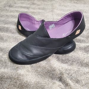 Merrell Black Leather Loafers